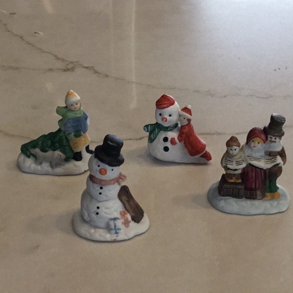 Christmas Vintage Figures Set of Four